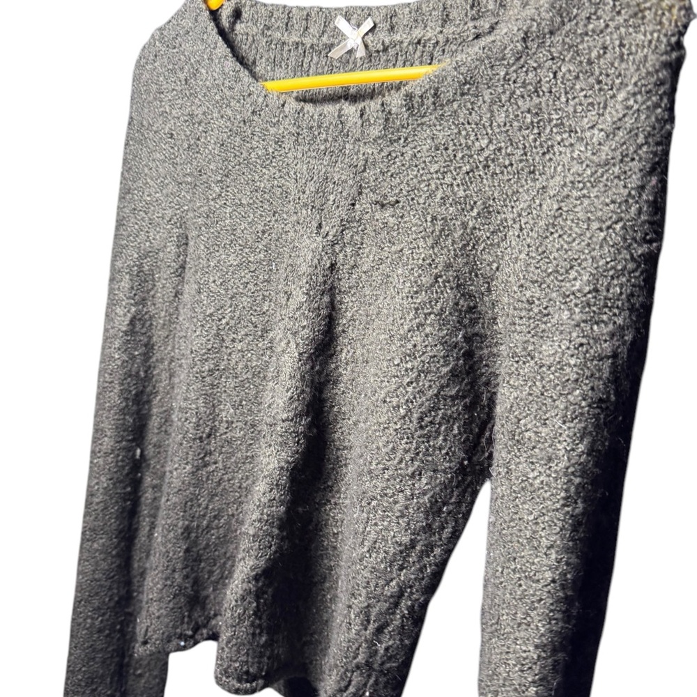 Cozy Gray Knit Sweater